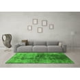 thumbnail image 3 of Ahgly Company Indoor Square Oriental Green Industrial Area Rugs, 6' Square, 3 of 4
