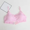 thumbnail image 2 of 4PCS Girls Training Bras Teens Sports Bras for Kids 8-10,10-12,12-14,14-16 Years Cotton Wireless Light Padded Bralette, 2 of 6