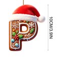 thumbnail image 7 of 26 Letters Christmas Tree Hanging Ornaments, Personalized Pendants for Holiday Decor, 7 of 7