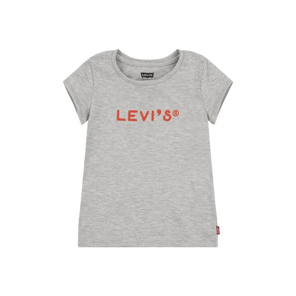 Levis Toddler Girls T-Shirt Light Gray Heather 4T
