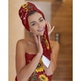 thumbnail image 5 of Red Sunshine Sunflower Bath Towels for Bathroom Set,Luxury Microfiber Towels Gifts for Women,Beach Kitchen Hand Hair Face Towel and Dish Washcloth,Pastoral Bees Farmhouse Floral Towels+Set, 5 of 7