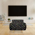 thumbnail image 2 of XYZCANDO Christmas Lights Couch Sofa Covers 1-Piece Stretch Armchair Cover Sofa Covers 1 Cushion Sofa Couch Slipcover Furniture Protection Decorative for Living Room, 2 of 6