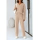 thumbnail image 4 of Conjunto Coordinado PRETTYGARDEN de Dos Piezas con Suéter en Caqui Talle S, 4 of 8