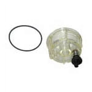 Racor RK30475 Series 320 Fuel Filer/Water Separator Replacement Bowl with Gasket, Clear