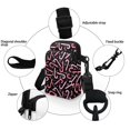 thumbnail image 5 of HELLHERO Leakproof Small Crossbody Purse, Polyester Crossbody Bag for Women, Christmas Candy Canes Holly Berries, 5 of 7