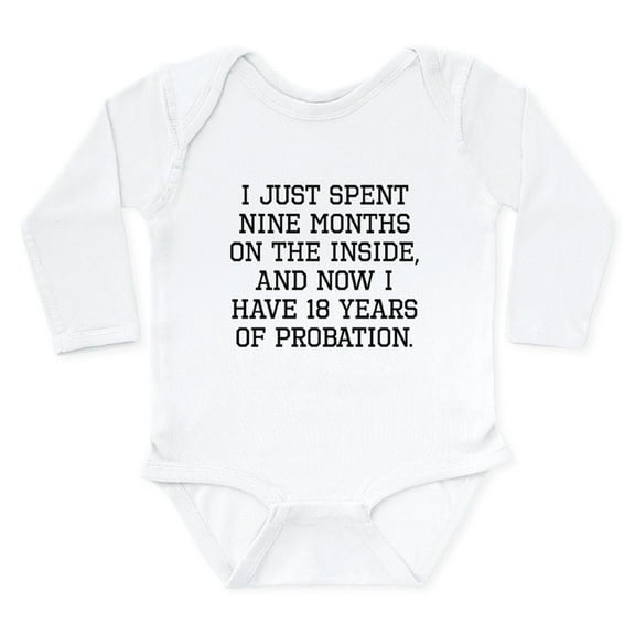 CafePress - 18 Years Of Probation Body Suit - Long Sleeve Cotton Baby Bodysuit