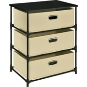 Altra - 3 Drawer Canvas & Metal Storage,