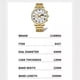thumbnail image 3 of Reloj Curren Análogo Hombre Caballero Acero Original 8427 Color de la correa Plateado/Blanco Color del fondo Silver Gold Black, 3 of 6