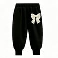 thumbnail image 4 of Mnyotv Toddler Baby Girl Fall Clothes Cute Bow Sweatshirt Flared Pants Girl Winter Outfits Size 7-8 Years, 4 of 4