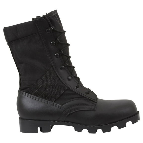Rothco 9'' Black G.I. Type Speedlace Jungle Boot - 5 Wide