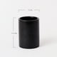 thumbnail image 5 of Portacepillos de dientes, taza de baño, negro mate, cerámica, 101-200 ml MlltQxc8V, 5 of 5