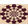 thumbnail image 1 of Ahgly Company Machine Washable Indoor Rectangle Transitional Deep Peach Orange Area Rugs, 2' x 3', 1 of 7