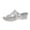 Beige, variant on HOWPAY Wedge Sandals for Women Glitter Clear Open Toe Platform Heels Non Hollow out Slides Summer Beach Casual Comforatable Slippers Beige 36
