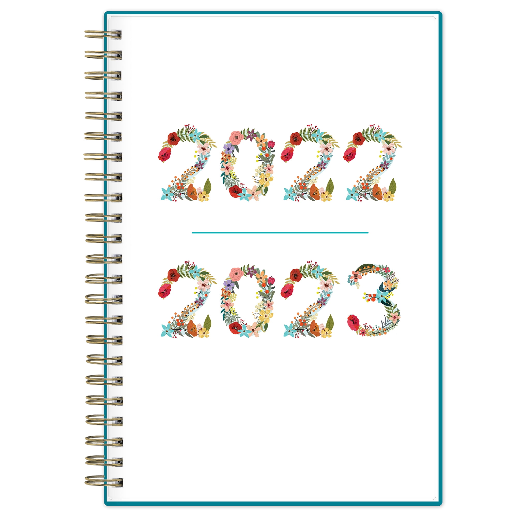 Blue Sky 2022-2023 Weekly Monthly Planner, 5' x 8', Mia Charro, Flowers