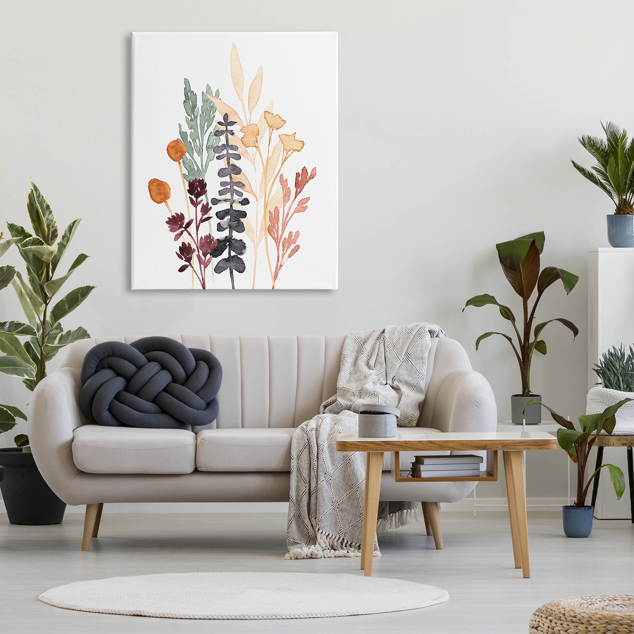 Stupell Industries Country Cottage Herbs Layered Botanicals Graphic Art Gallery Wrapped Canvas Print Wall Art, Design by Annie Warren