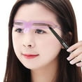 thumbnail image 3 of Adjustable Eyebrow Stencil Kit, 8 Templates with Handle Headband, 3 of 7