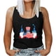 thumbnail image 1 of Cuello redondo para mujer Día de la Independencia Impresión Sin mangas Casual Chaleco suelto Tops Fridja gh39, 1 of 5
