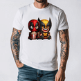 thumbnail image 1 of Deadpool et Wolverine comme les Enfants Aiment les Films T-shirt Unisexe H2005 07, 1 of 4