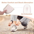 thumbnail image 3 of ZLight Protecteurs de Talon Coussinets de Talon en Gel Manchons de Talons Ajustables Lavables Réutilisables Coussinets de Talon Hommes Femmes Beige, 3 of 6