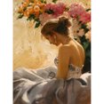 thumbnail image 1 of Pintura al óleo de bricolaje Chica elegante Volver Pintura por números Colorido para la decoración de la pared del hogar Hugtrwg Para estrenar, 1 of 9