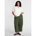 thumbnail image 2 of Terra & Sky Women's Plus Eyelet Yoke Top with Short Puff Sleeves, Sizes 0X-5X, 2 of 5