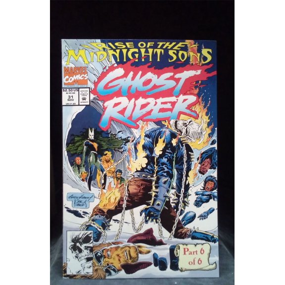 Pre-Owned Ghost Rider #31 w/ poster 1992 Marvel Comics Comic Book