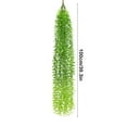 thumbnail image 3 of Honeeladyy 5 Pcs 39.3" Plastic Willow Vine, Artificial Hanging Greenery Plants for Wall Ceiling Decor, Flexible Fake Weeping Willow Branches for Home, Wedding, Party, Indoor Greenery Decoration, 3 of 6