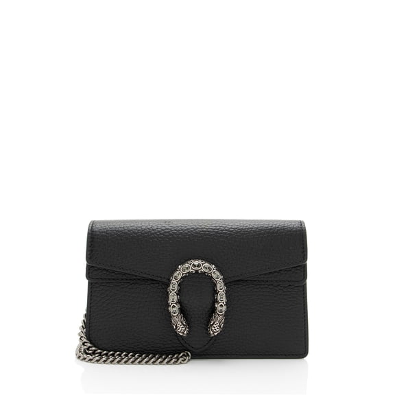 Pre-Owned Gucci Leather Crystal Dionysus Mini Shoulder Bag