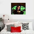 thumbnail image 4 of JEUXUS Modern Canvas Painting Poster Print Steam Punk Style, a Girl with Mechanical Arm for Home Decor, 4 of 4