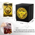 thumbnail image 2 of Tarjetero Sabermaster 110 para guardar cartas YGO MTG Leather, 2 of 6