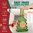 thumbnail image 3 of Dispensador de jabón VIMERPA Christmas Tree Green Glass, 3 of 7