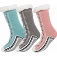 thumbnail image 7 of Ultra-Thick Slipper Home Socks,Non-Slip Fluffy Soft Warm Slipper Socks for Indoor Home Women Men, 7 of 7