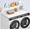 White w/ shelf, variant on Norcho Washer Dryer Countertop with Adjustable Shelf, Melamine Laundry Room Organizer Top with Edge Rails and Towel Rack for Storage and Organization, Black