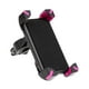 thumbnail image 2 of Soporte para teléfono de motocicleta con clip y abrazadera para manillar, soporte para teléfono móvil Rosa negro, 2 of 7