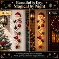 thumbnail image 5 of Clearance!Santa Claus Glowing Christmas Door Hanger, Warm Lighted Vertical Holiday Hanging Decor with Festive Accents for Front Door Side, Entryway and Wall, 5 of 5