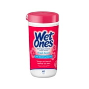 Wet Ones Antibacterial Moist Towelettes Fresh Scent 40 Each by Schick (Pack of 18)