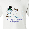 thumbnail image 4 of Inktastic Sassy Snowman the Weather Outside is Delightful Youth T-Shirt, 4 of 5