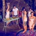 thumbnail image 2 of CAIHONG Commercial Quality Portable Charcoal Grills Hibachi BBQ Lamb Skewer Folded Camping Barbecue Grill for Garden Backyard Party Picnic Travel Home Outdoor Cooking Use(27.95"L x 12.99"W x 27.56"H), 2 of 10