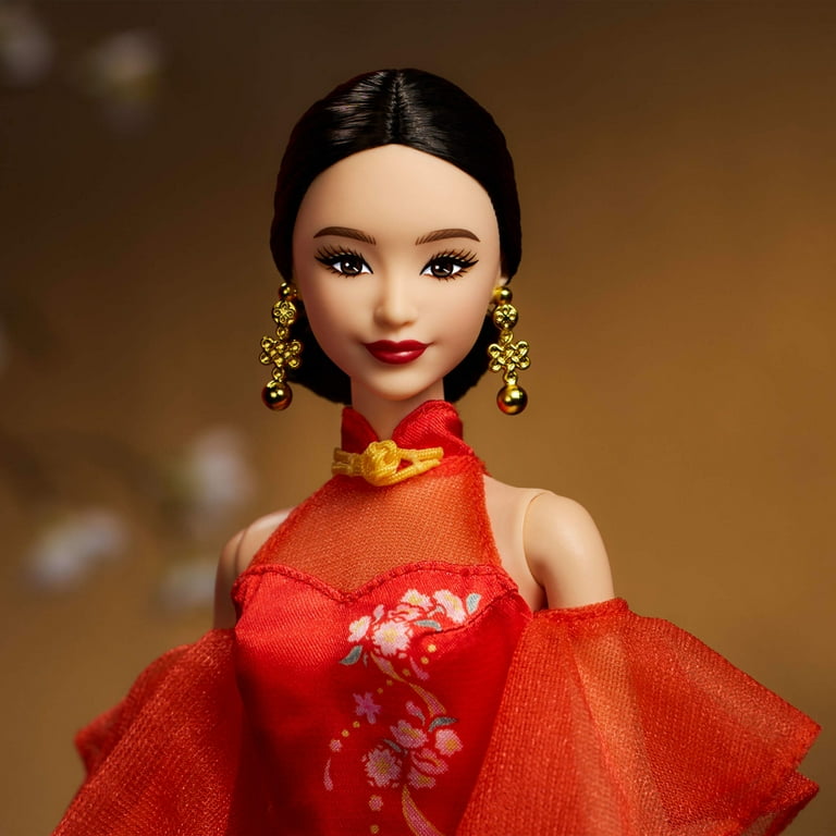 Barbie　バービー　チャイナドレス China dress 春節 Barbie Signature Lunar New Year Barbie Doll Collectible with
