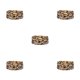 thumbnail image 2 of Pulseras de Varias Capas Hebilla de Aleación Ajustable Cuero Estampado de Leopardo Multicolor Qarigey, 2 of 6