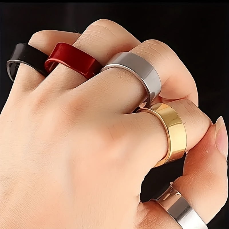 4pcs Creative Bottle Opener Stainless Steel Ring Beer Can Opener Bottle Opener Ring Gadget Cool Kitchen Accessories Bar&home Use
