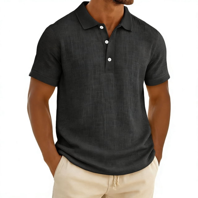 Top Abrigo de los Hombres de Color Sólido de Manga Larga Botón-Up Cuello Chaqueta Casual, Ligero de Nylon con Capucha Superior para Verano Y Primavera