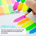 thumbnail image 4 of BAZIC Neon Page Markers 0.5x1.7 Arrow Flag Tabs, (250 Flags/Pack), 24-Pack, 4 of 7