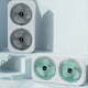 thumbnail image 5 of Ventilador de Escritorio de Doble Cabezal, Recargable por USB Tipo C, Silencioso, para Colgar, con 3 Velocidades Ajustables, Color Verde., 5 of 6