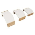 thumbnail image 4 of 3Pcs Jewelry Display Stand White Soft PU Leather Assorted Size Elegant Necklace Display Holder for Home Store Counter, 4 of 14