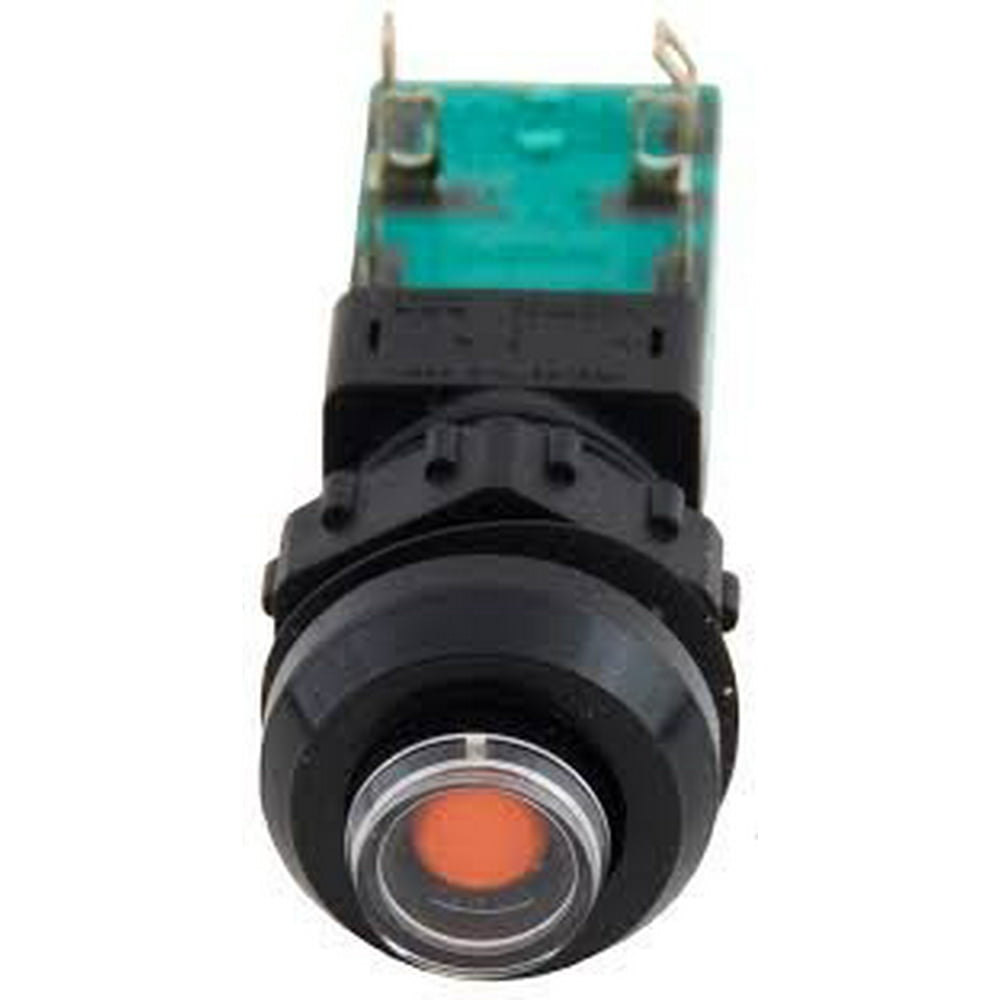 35490 Pushbutton Switch, DPDT, 8A 125V, Pushon/Pushoff, with Mechanical Indicator (1 piece