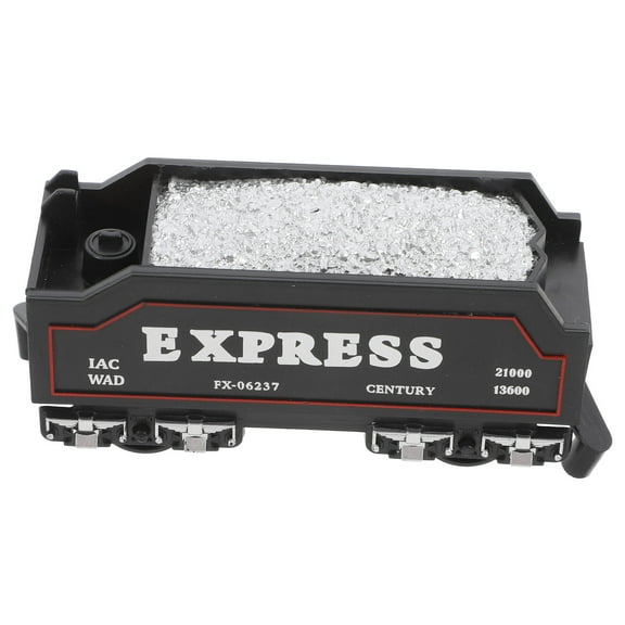 BESTYASH Train Model Black Plastic Coal Transport Educational Toy Set for Kids and Collectors