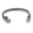thumbnail image 1 of 15 ft. Cat6 Snagless Shielded-STP Ethernet Network Patch Cable - Gray, 1 of 1