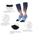 thumbnail image 5 of Fotbe Dreamy Forest Elf print Women's Men's Novelty Crew Socks Cotton Socks Knee High Socks for Walking,Running,Nurses,Pregnancy, 5 of 8