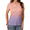 Pink and Purple gradient, variant on Cuteduck Women Tops Casual Short Sleeve V-Neck T-Shirt Summer Color Blending Loose Fit Comfort T-Shirt M-XL
